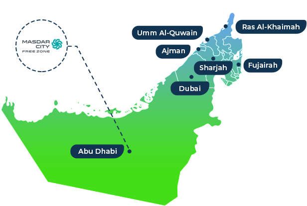 masdar city free zone map