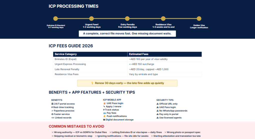 ICP processing times