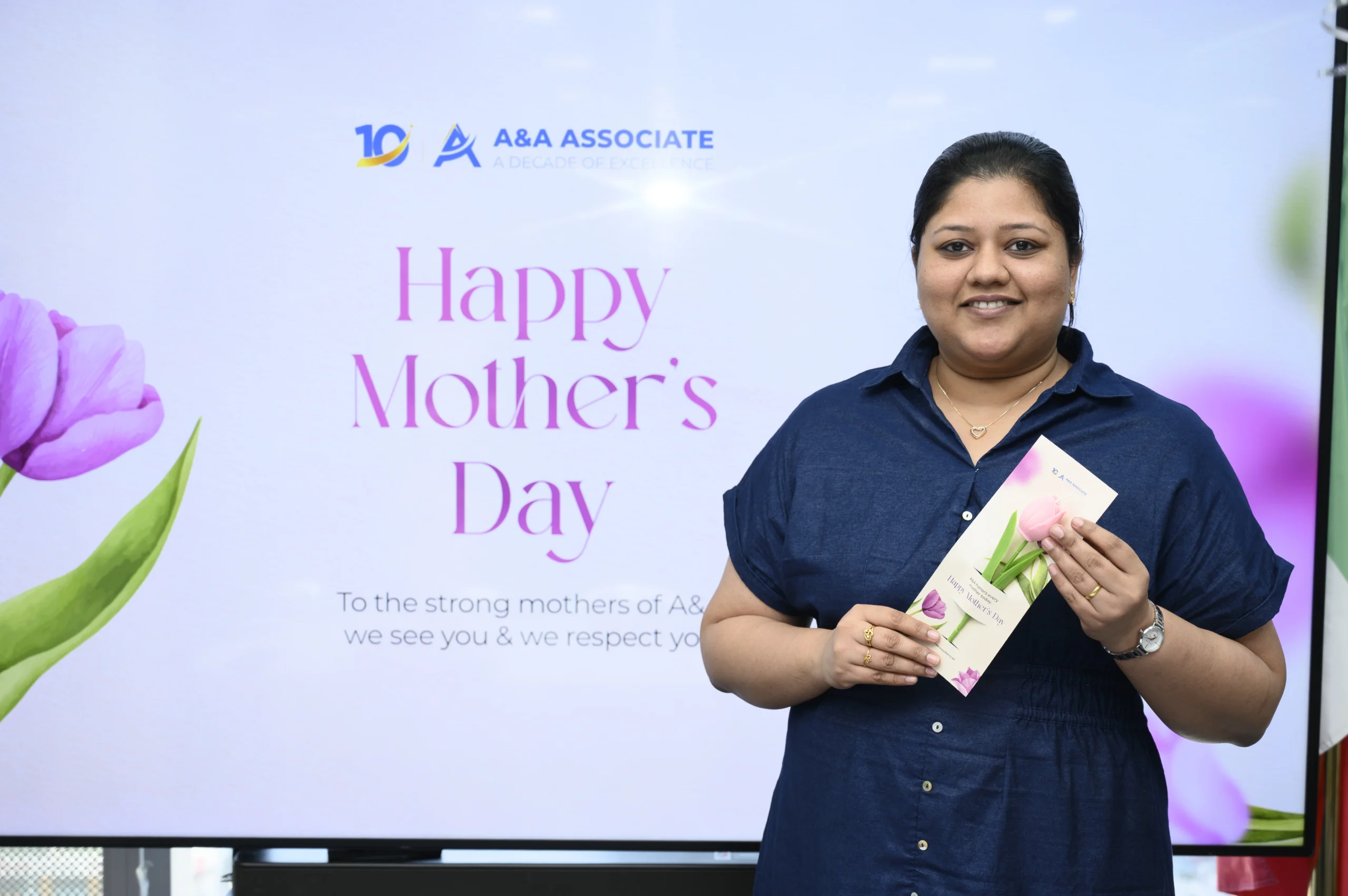 UAE mother managing her licensed home-based business in 2026