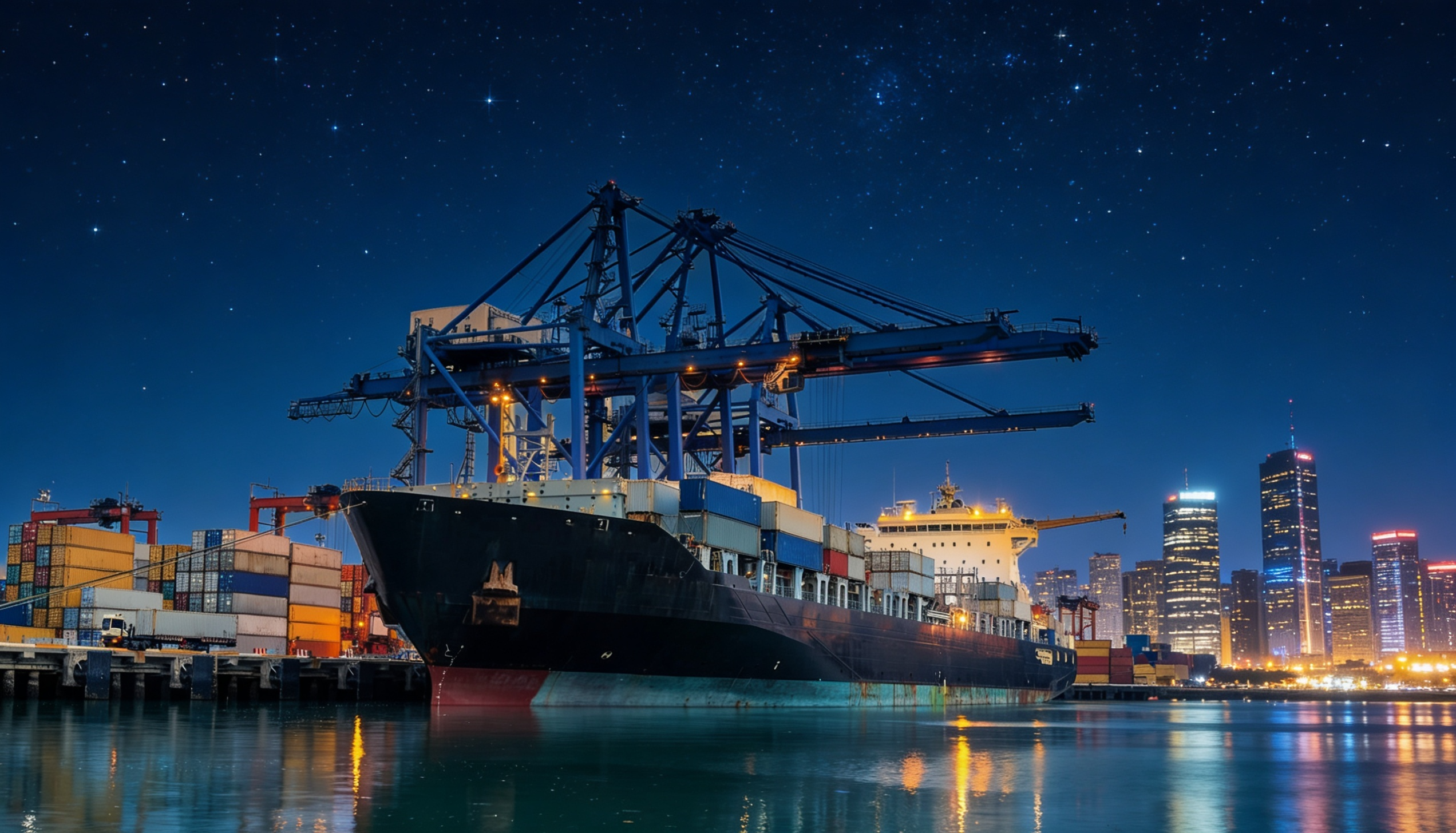 Jebel Ali Port aerial view showing container terminals and shipping operations at Dubai's world-class logistics hub