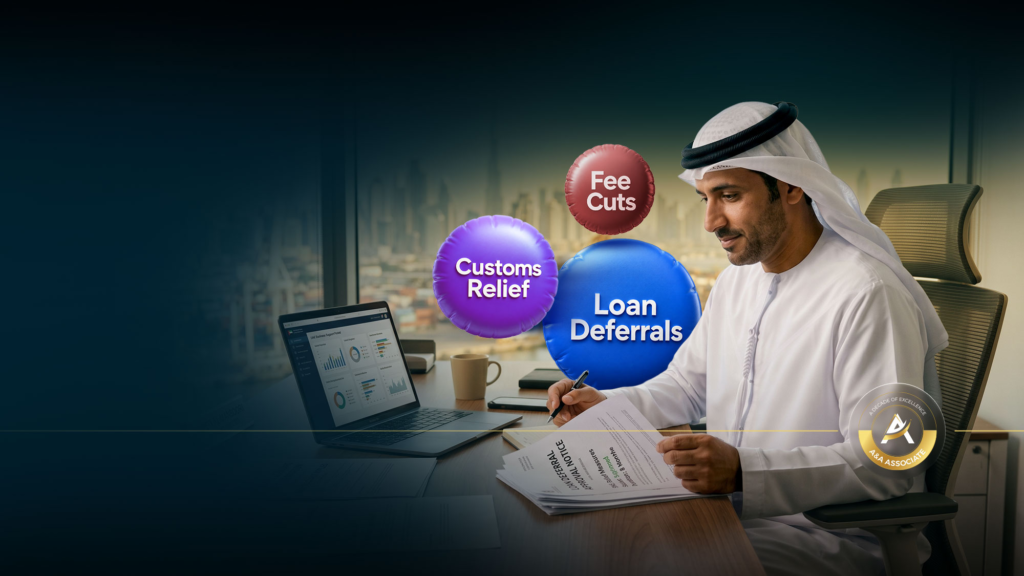 UAE Relief Measures 2026: Loan Deferrals, Fee Cuts & Customs Relief
