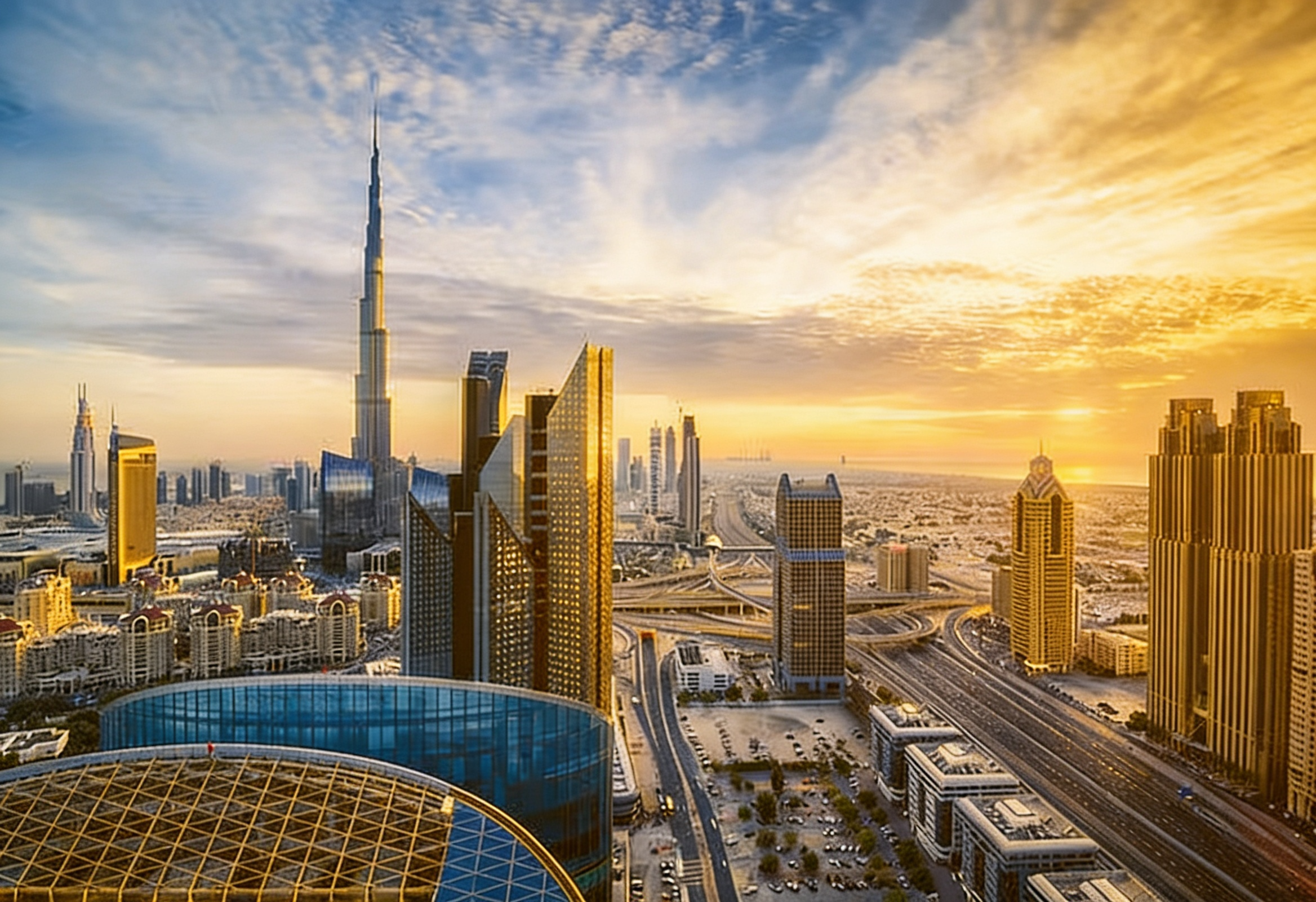 UAE financial district skyline representing regional economic response