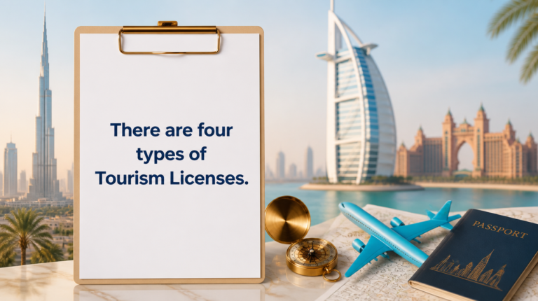 There are four types of Tourism Licenses