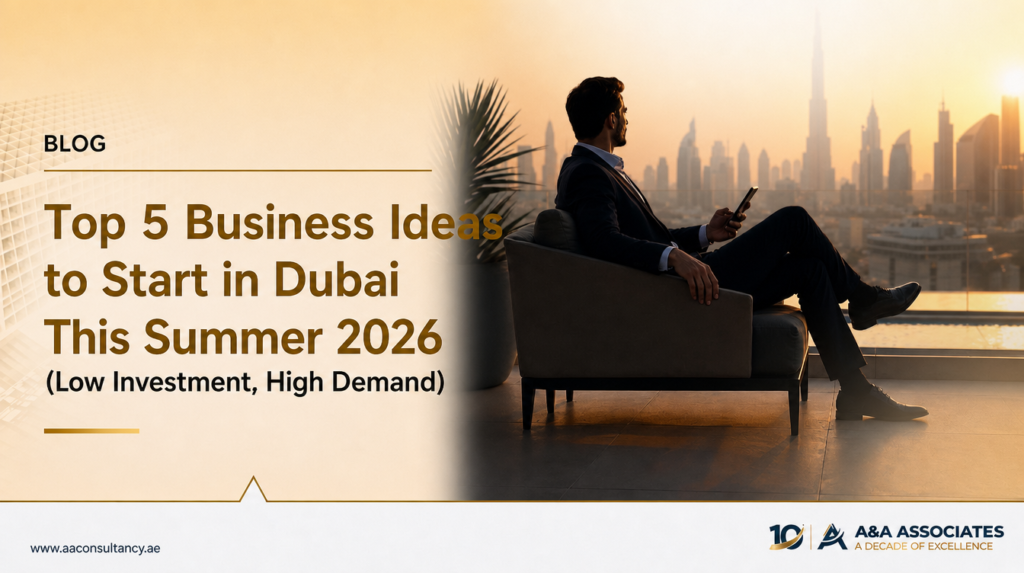 Top 5 Business Ideas to Start in Dubai This Summer 2026 (Low Investment, High Demand)
