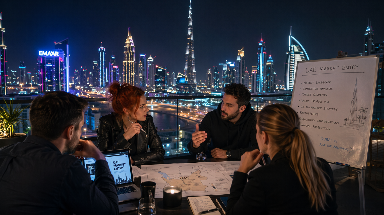European company planning market entry and business expansion to the UAE