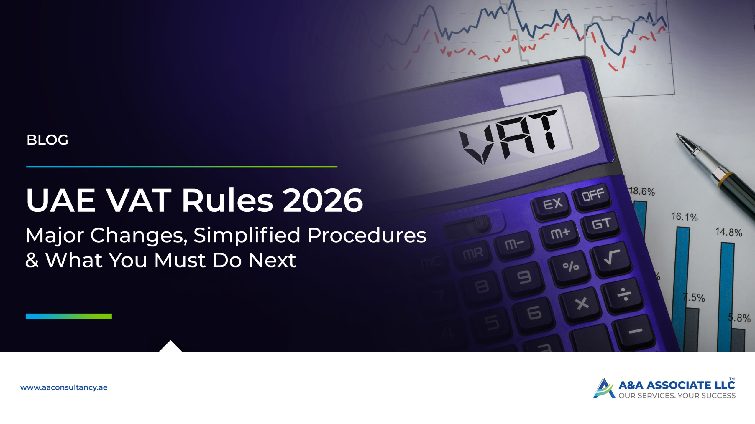 UAE Tax News 2026 update showing major VAT changes and simplified filing procedures