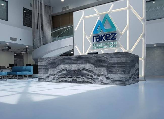 RAKEZ Ras Al Khaimah Economic Zone reception — A&A Associate authorized channel partner