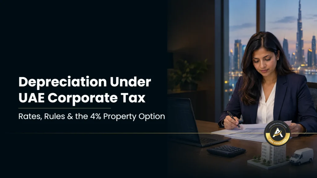 Depreciation Under UAE Corporate Tax: Rates, Rules and the 4% Investment Property Option